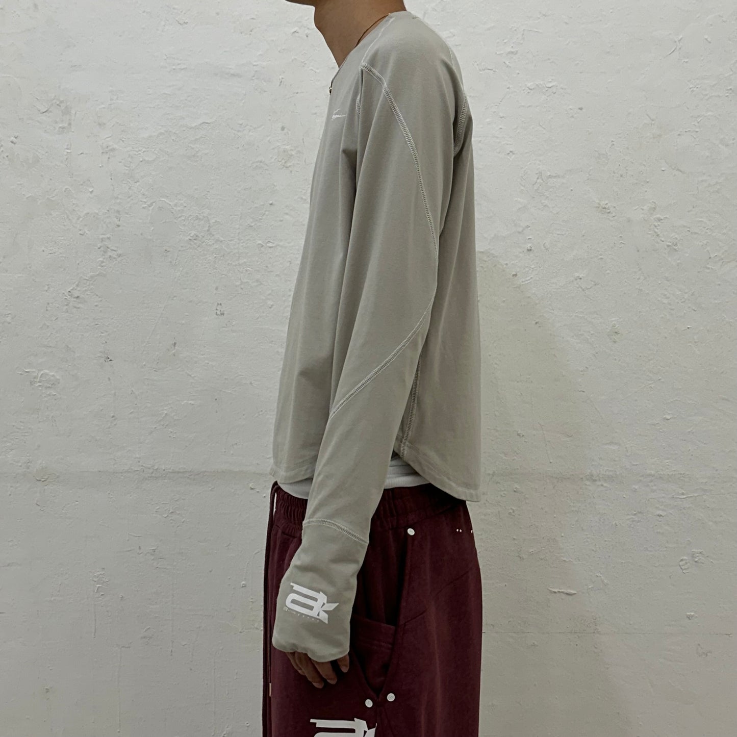 JD awo-L J6 Si0-R S/H Long Tee